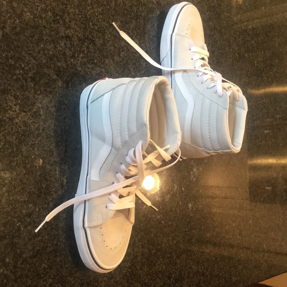 light blue high top vans